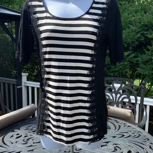 WHBM shot sleeve top